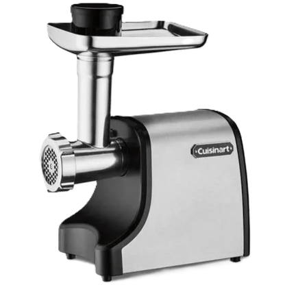 Molino Electrico De Carne Cuisinart 2 Tipos De Grosor Con Acc 300W Acero