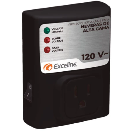 Protector Exceline Para Neveras De Alta Gama 120V Negro