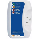 Protector De Voltaje Exceline Para Neveras Y Refrigeradores 1 Toma 110V Blanco Y Azul