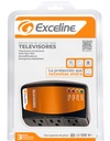 Protector Exceline Para Televisores 3 Tomas 120V Negro