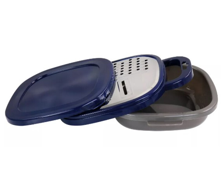 Rallador Oster Bluemarine Con Taza Y Tapa Azul