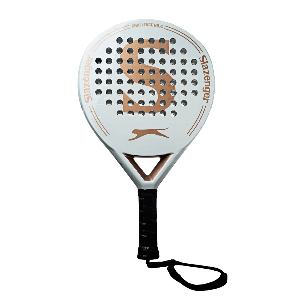 Raqueta De Padel Slazenger Challenge No 4 Round 3K Karbon Blanco