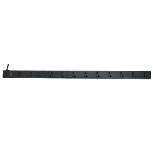 Regleta Gforce 12 Tomas 120V Negro