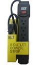 Regleta Stanley PowerMax 6 Tomas 120V Negro