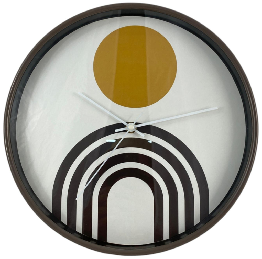 Reloj De Pared Concepts 30X30X4 Cm Blanco Y Negro