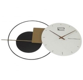 Reloj De Pared My Gift 98X60 Cm Beige Negro Y Marron