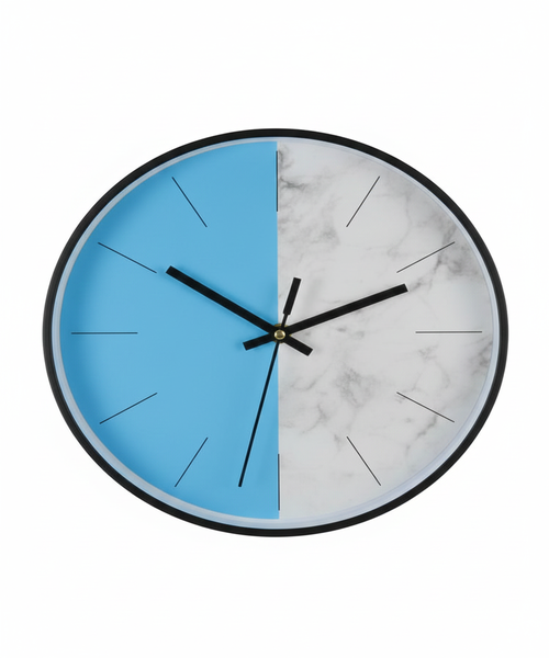 Reloj De Pared Times Tower 30 Cm Puntero Negro  