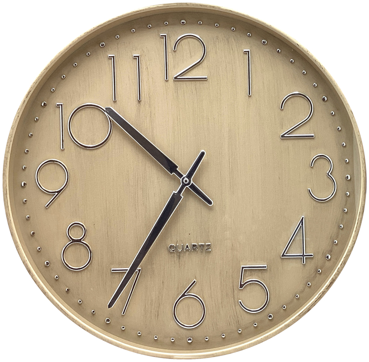 Reloj De Pared Times Tower 50 Cm Marron