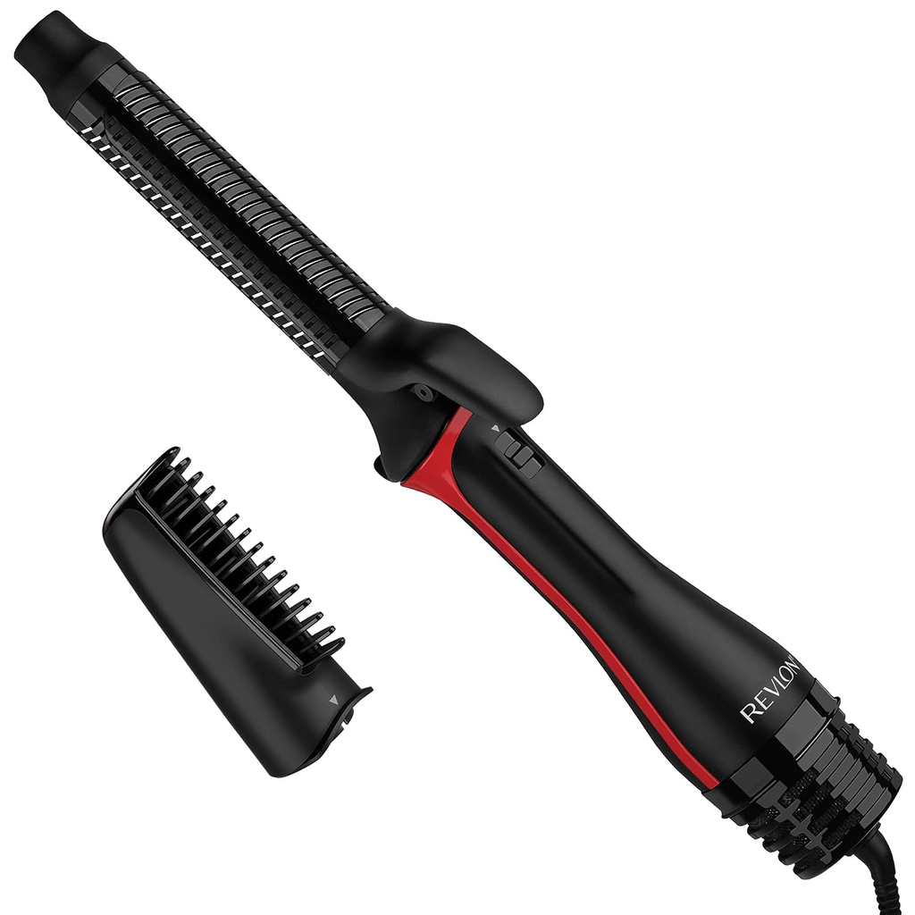 Rizador Secador Revlon One Step Blowout De  Ceramica 32 Mm 1 1/4" Barril Ventilado Y Desmontable Negro