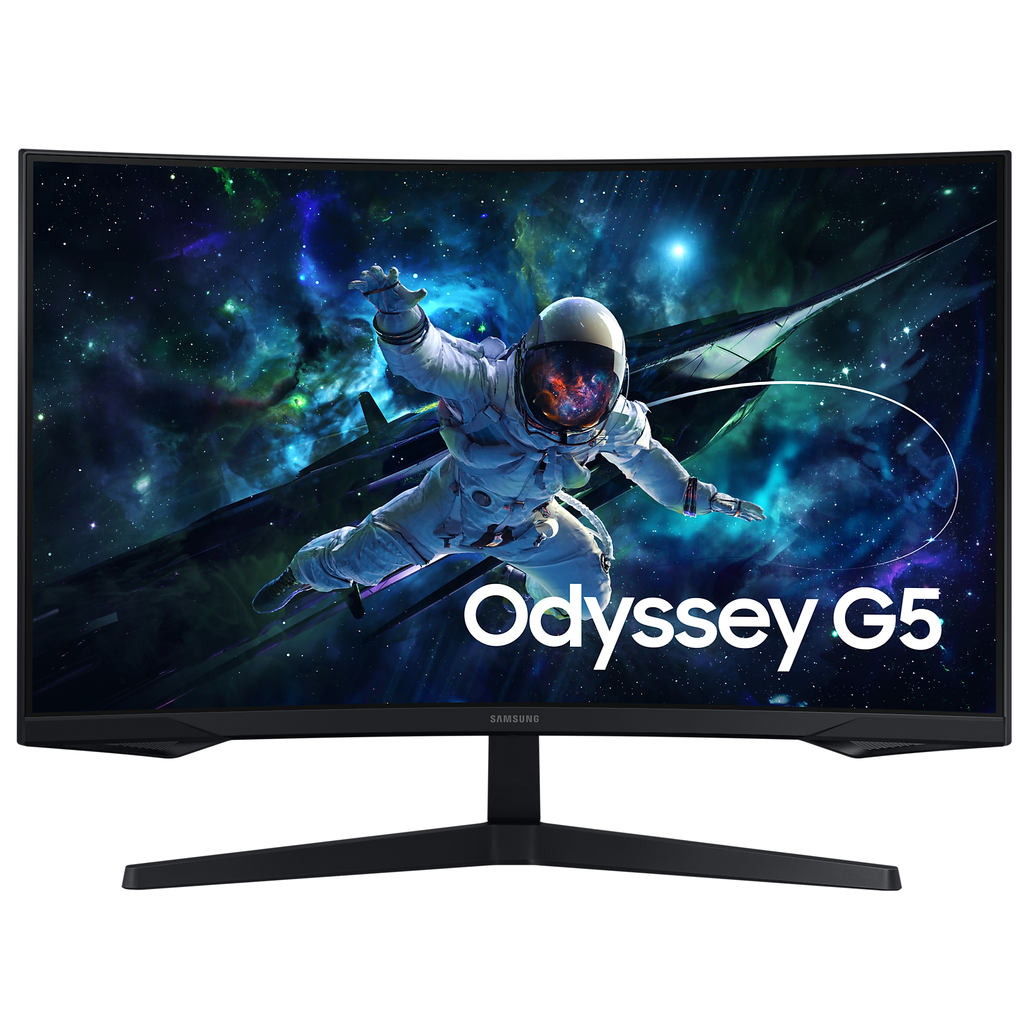 Monitor 32" Samsung Odyssey G5 QHD Curvo 1000R 1 ms 165Hz AMD FreeSync Negro