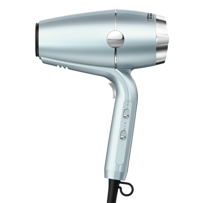Secador De Cabello Conair InfinitiPro SmoothWrap Azul Metalizado