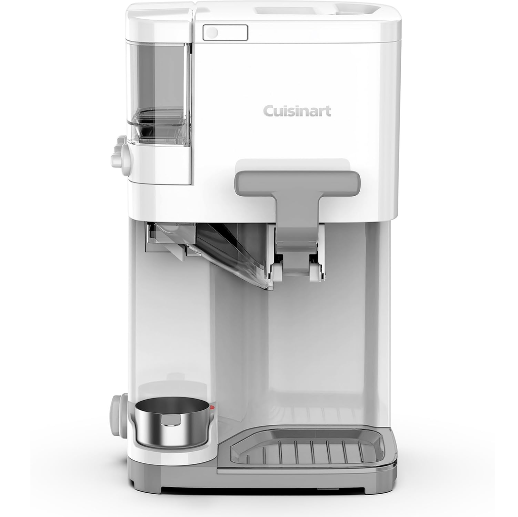 Maquina Para Hacer Helado Cuisinart 1.4 Lts Con Recipiente Para Congelador Blanco
