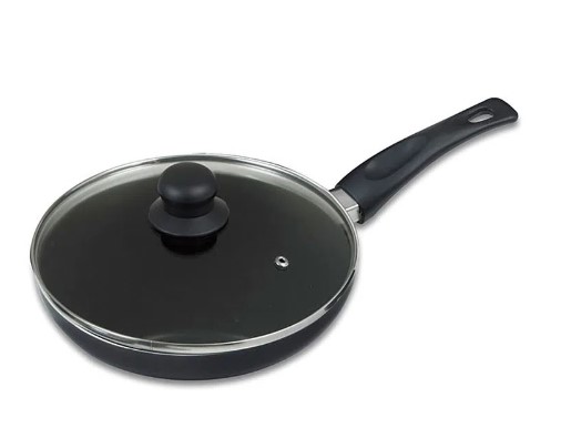 Sarten Frigidaire 18 Cm Con Tapa De Vidrio Negro