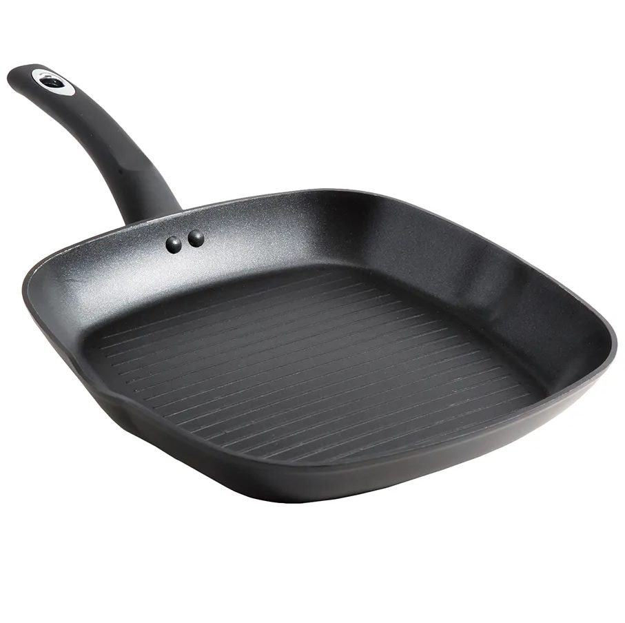 Sarten Oster Allston 28 Cm Grill Antiadherente Negro