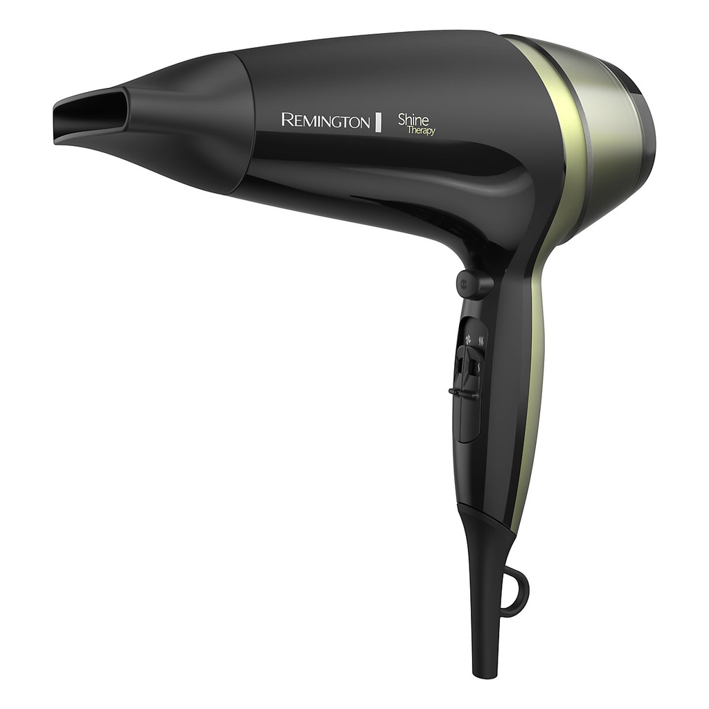 Secador De Cabello Remington Shine Therapy Aguacate Y Macadamia Ionico Negro