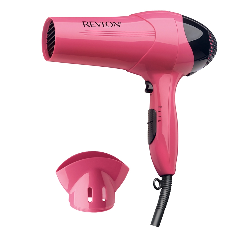 Secador De Cabello Revlon Frizz Control Ionico 1875W Rosado