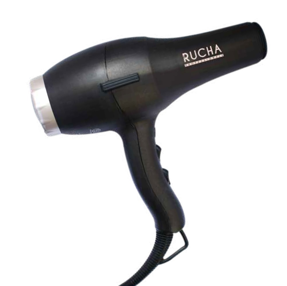 Secador De Cabello Rucha Tornado 25000 Ionico Turmalina 2000W Negro Y Rose Gold