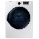 Secadora 12 Kg Samsung Carga Frontal Sensor Dry Super Speed Puerta Reversible Blanco