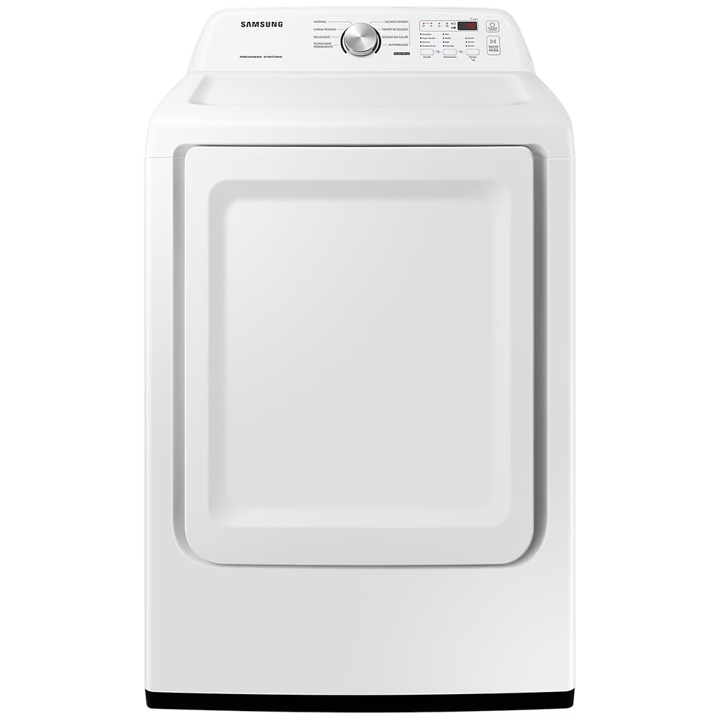 Secadora 22 Kg Samsung Carga Frontal MultiSteam Sensor Dry Puerta Reversible Blanco