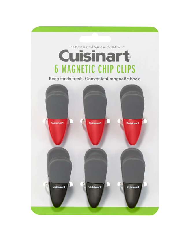Set De Clips Cuisinart Magneticos 6 Pzas Rojo Y Negro