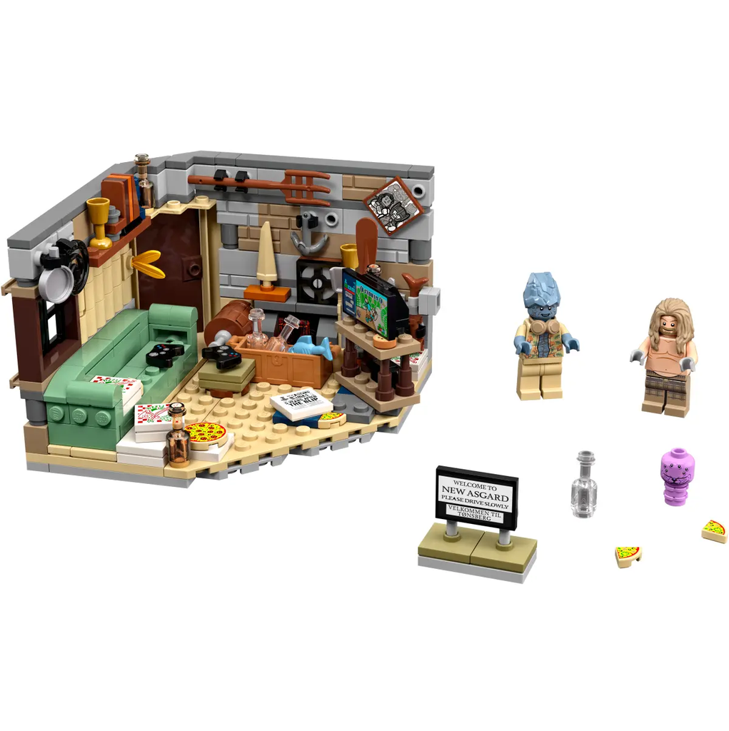 Set De Construccion Marvel Lego El Nuevo Asgard Del Hermano Thor Multicolor