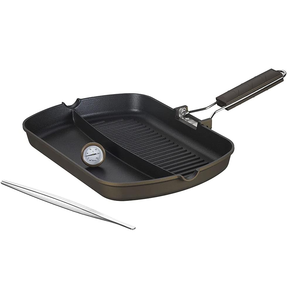 Sarten Multifuncion Tognana Diamante Doble Parrilla Bronce