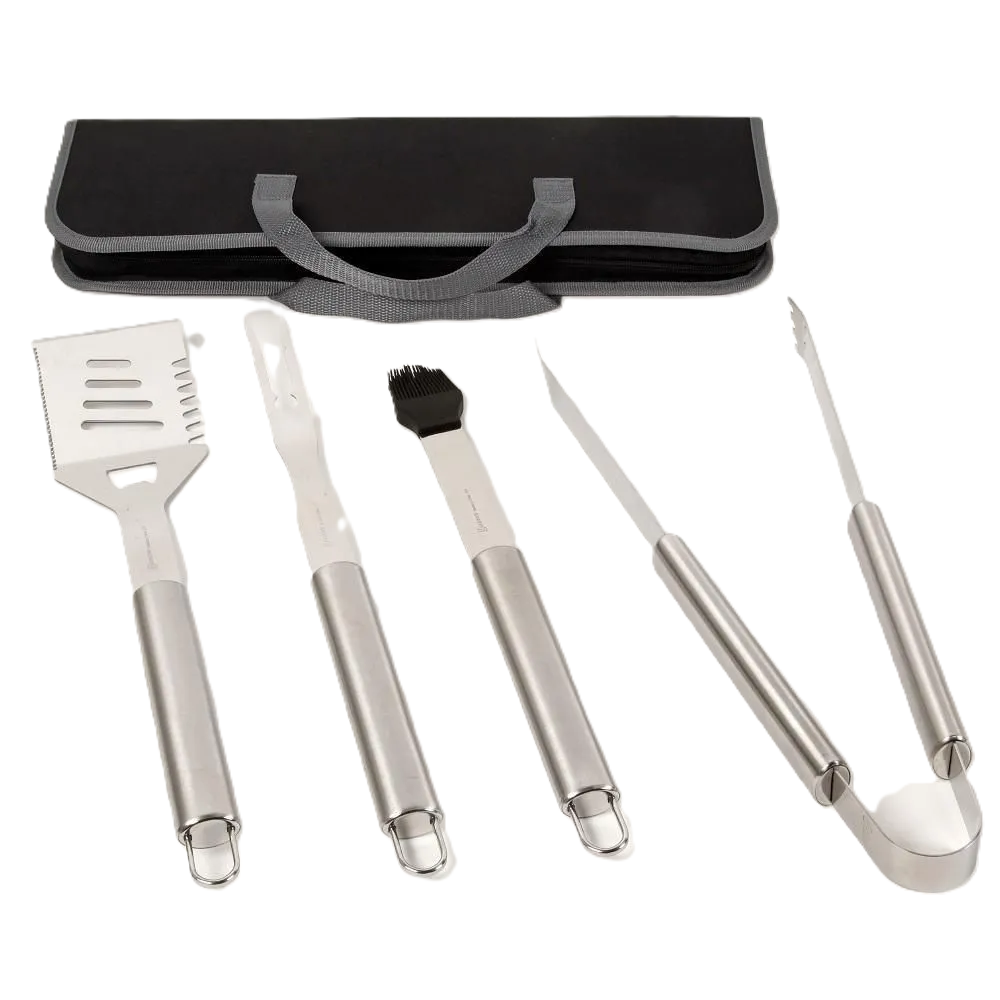 Set De Utensilios Para Parrilla Gibson Home 5 Pzas Acero