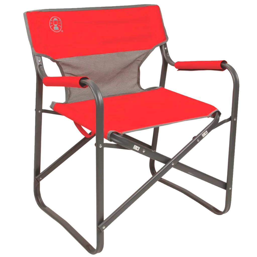 Silla De Camping Coleman Outpost Breeze Portatil Plegable Rojo