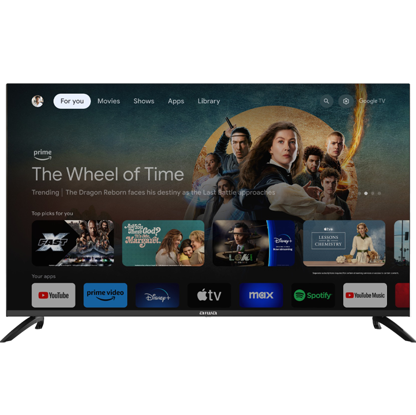 TV 43" Aiwa LED HD Smart Procesador Dual Core Con Dolby Audio