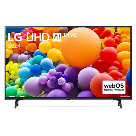 TV 43" LG LED UHD 4K Smart Procesador α5 AI 4K Gen7 Con Flimmaker Mode HDR10 Pro
