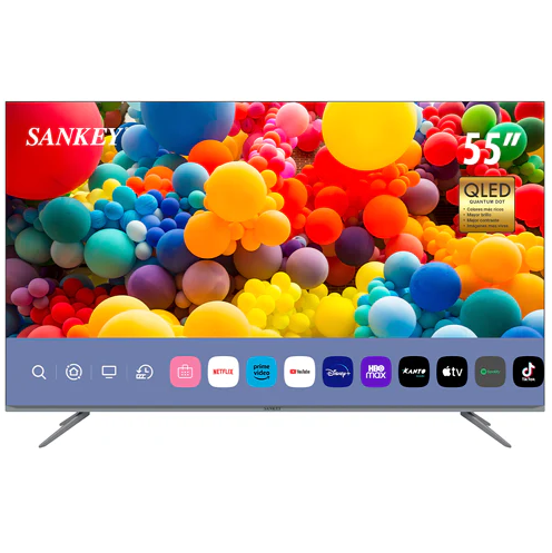 TV 55" Sankey QLED UHD 4K Smart Dinamic Sound Con Bluetooth UltraSlim