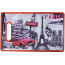Tabla Para Cortar Cuisinart Imagen Paris Rojo Y Gris