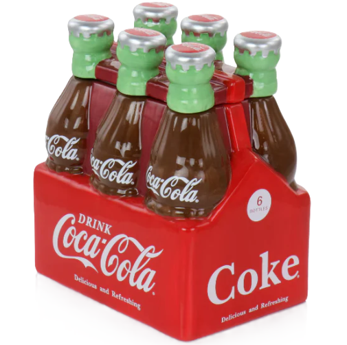 Tarro Coca Cola Con Forma De Paquete De Botellas Rojo