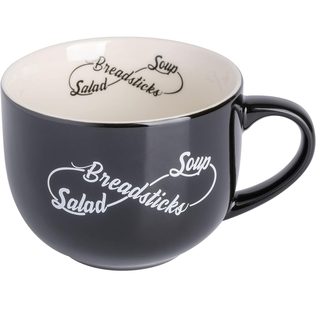 Taza Para Cafe Babish Breadstick Soup And Salad Azul