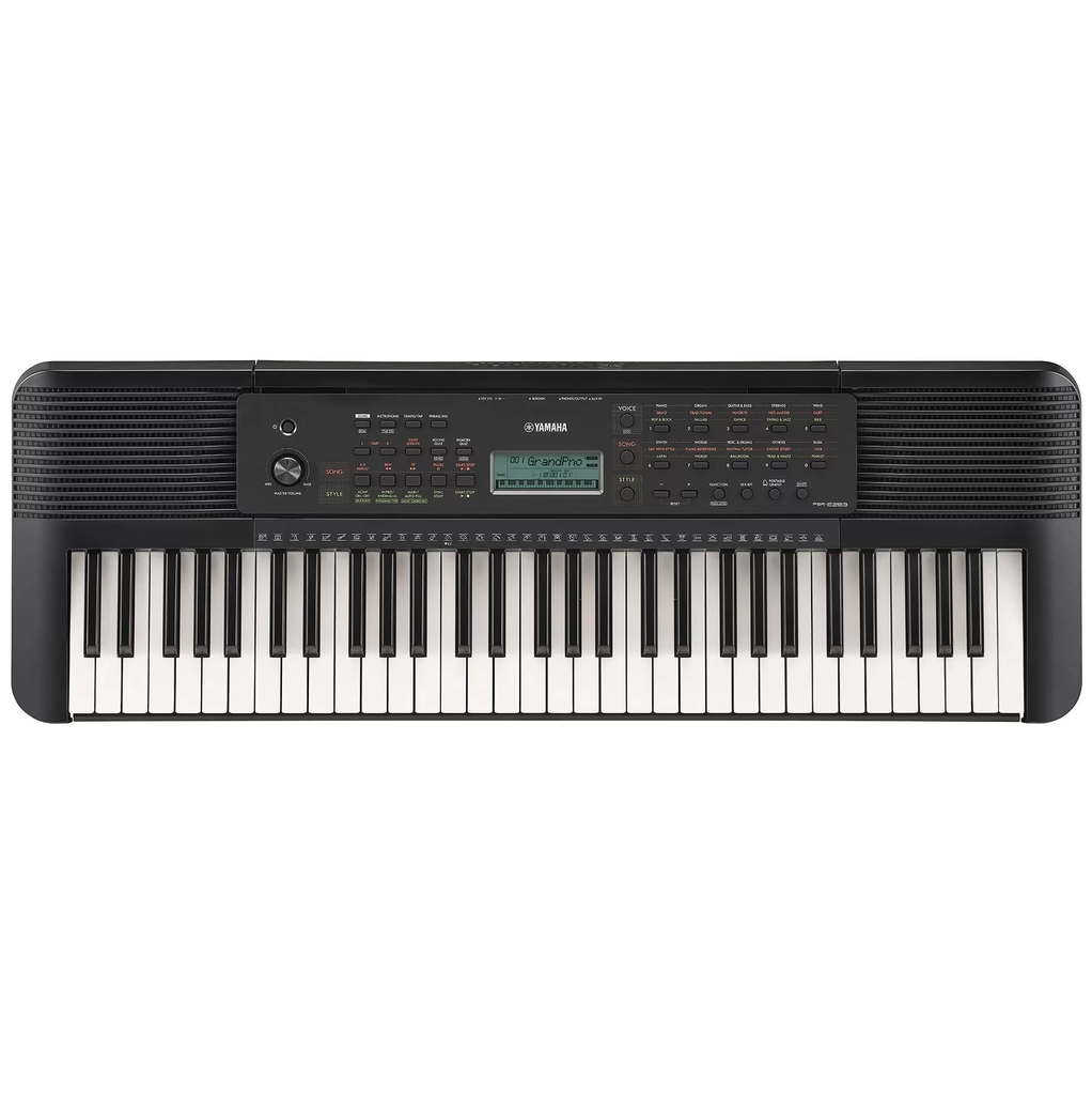Teclado Yamaha 61 Teclas 410 Voces De Instrumentos Y 150 Estilos De Acompañamiento Negro