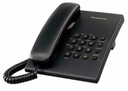 Telefono Panasonic Alambrico Con Control De Volumen Funcion Rediscado Negro