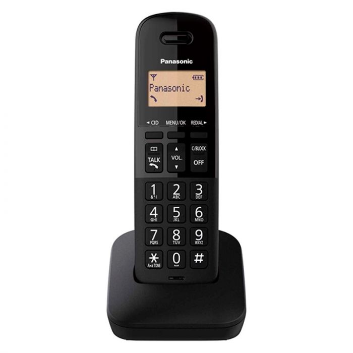 Telefono Panasonic Inalambrico Con ID De Llamadas Contestador Digital Negro