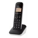 Telefono Panasonic Inalambrico Con ID Y Bloqueo De Llamadas Alarma Blanco Y Negro