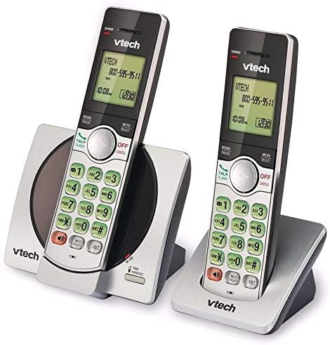 Telefonos Vtech (Par) Inalambricos Con ID De Llamadas Altavoz Plateado