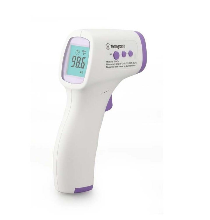 Termometro Infrarrojo Digital Westinghouse Sin Contacto Blanco