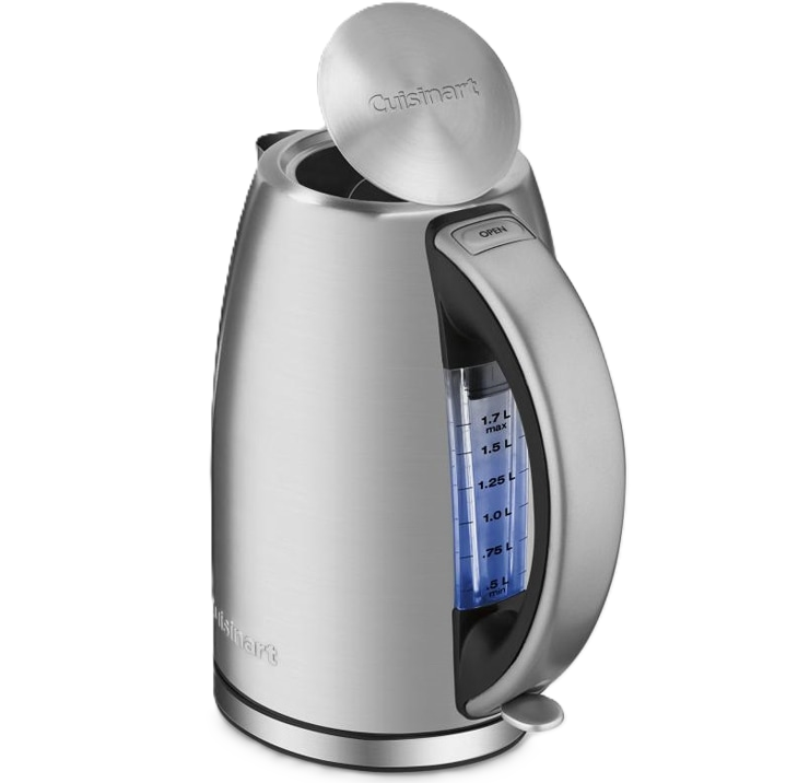 Hervidor Electrico Cuisinart 1.7 Lts Apagado Automatico Plateado