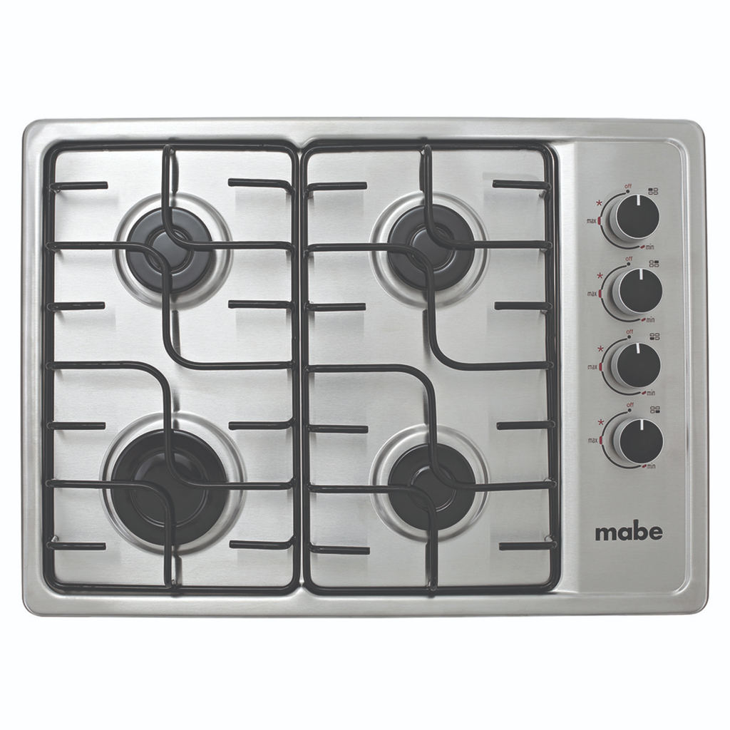 Tope A Gas 60 Cm Mabe Con Perillas Acero