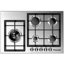 Tope A Gas 76 Cm Tecnolam Con Perillas Acero