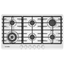 Tope A Gas 90 Cm IO Mabe Con Perillas Quemador Triple Llama Acero