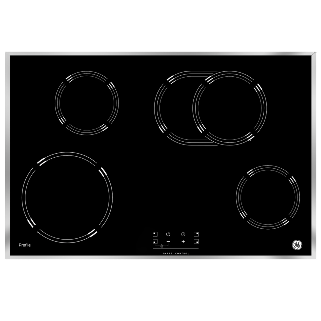 Tope Electrico 76 Cm GE Profile Tactil Vitroceramica Negro De Lujo