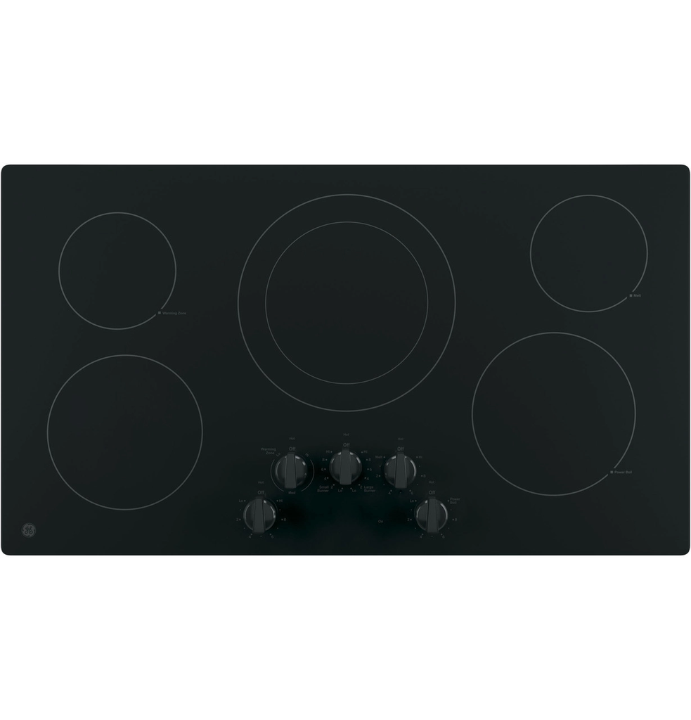 Tope Electrico 90 Cm GE Con Perilla Negro