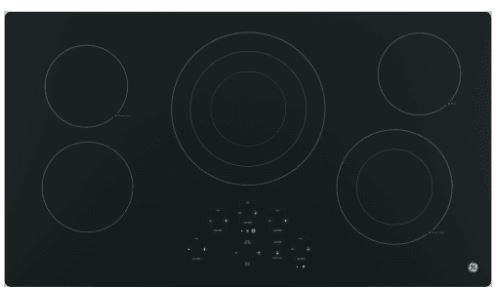 Tope Electrico 90 Cm GE Tactil Vitroceramica Negro