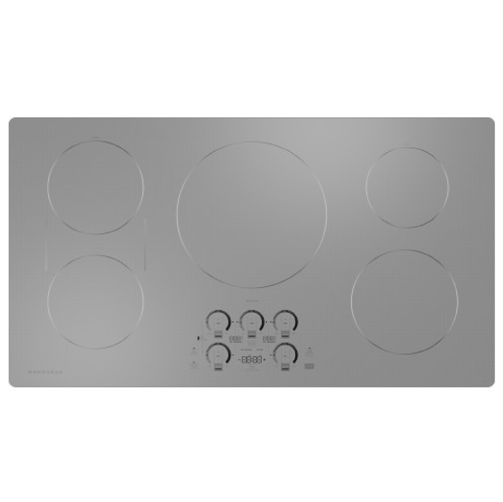 Tope Electrico 90 Cm Monogram Smart De Induccion Control Tactil Deslizante Vitroceramica Gris