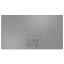 Tope Electrico 90 Cm Monogram Smart De Induccion Control Tactil Deslizante Vitroceramica Gris