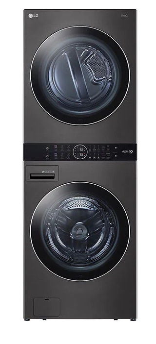 Torre De Lavado Secado 22 kg LG Smart Inverter Gris Lujo